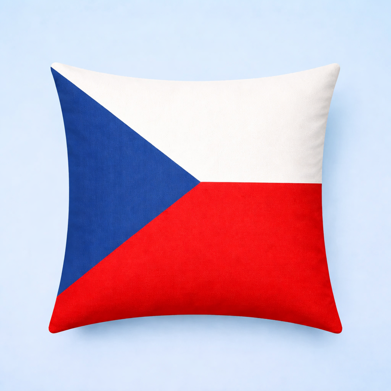 Czech Republic Flag Cushion