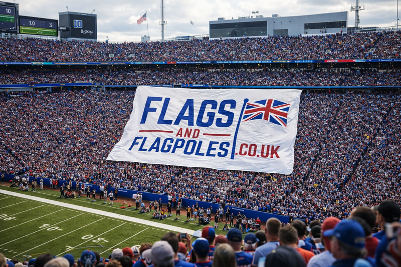 NFL Tifo Crowd Flags