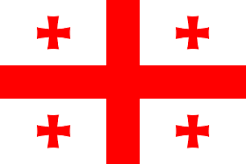 Georgia Sewn Flag with Rope & Toggle