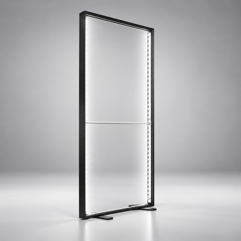 Black Portable LED Lightbox