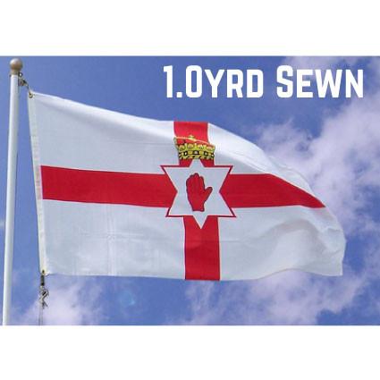 Sewn Woven Polyester Northern Ireland Flag 1.0yrd
