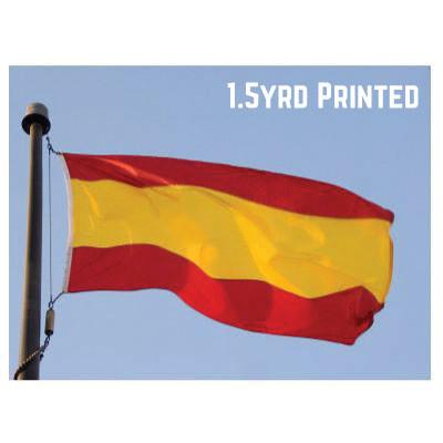 1.5yd printed spain flag