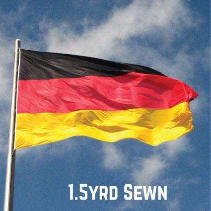 Sewn Woven Polyester Germany Flag 1.5yrd