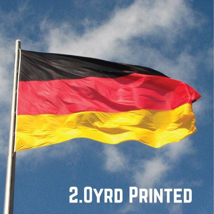 Printed Polyester Germany Flag 2yrd