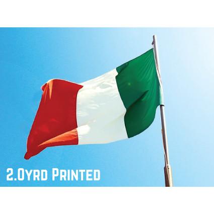 Printed Polyester Italy Flag 2yrd