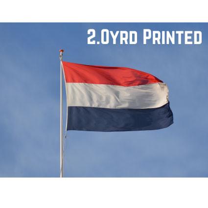 Printed Polyester Netherlands Flag 2.0yrd