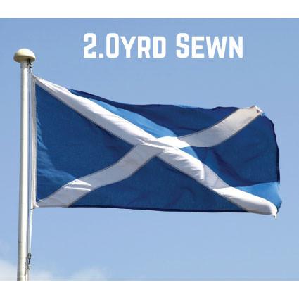Sewn Woven Polyester St. Andrews Flag 2.0yrd (Light Blue)