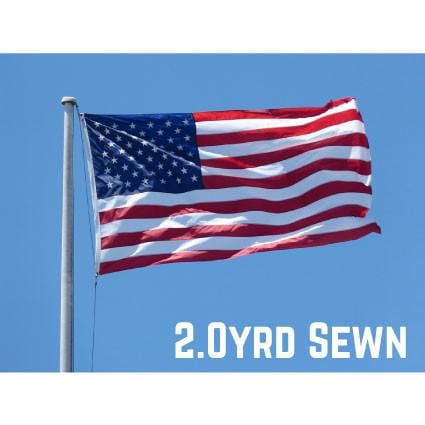 Sewn Woven Polyester USA Flag 2.0yrd
