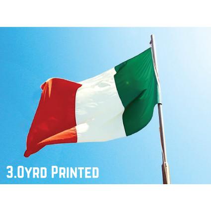 Printed Polyester Italy Flag 3.0yrd