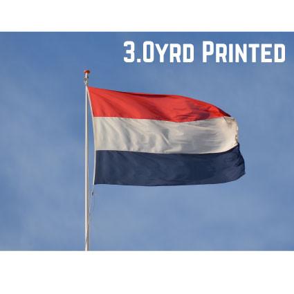 Printed Polyester Netherlands Flag 3.0yrd