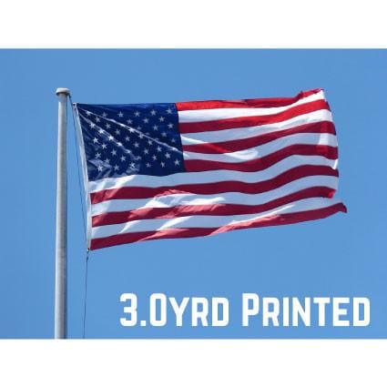 Printed Polyester USA Flag 3.0yrd