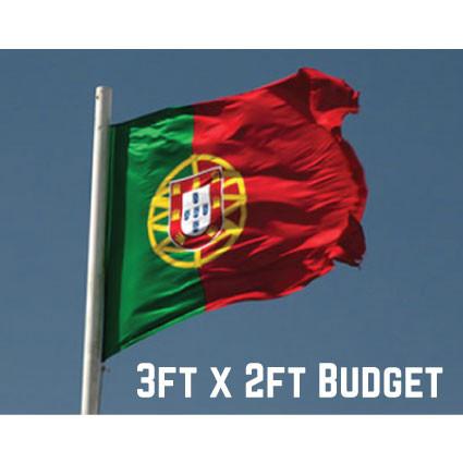 Budget Portugal Flag 3ft x 2ft