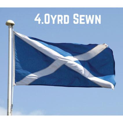 Sewn Woven Polyester St. Andrews Flag 4.0yrd (Light Blue)