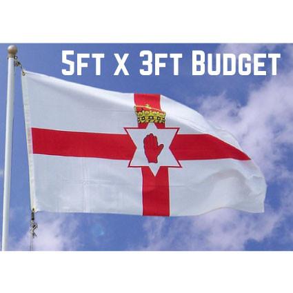 Budget Northern Ireland Flag 5ft x 3ft