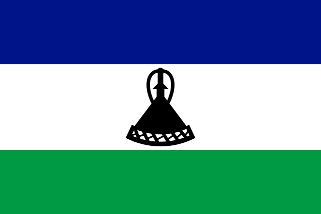 Lesotho 1.52m x 0.91m (5ftx 3ft) Budget Display Flag
