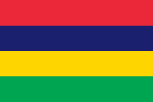 Mauritius 1.52m x 0.91m (5ftx 3ft) Budget Display Flag