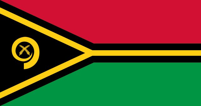 Vanuatu 1.52m x 0.91m (5ftx 3ft) Budget Display Flag