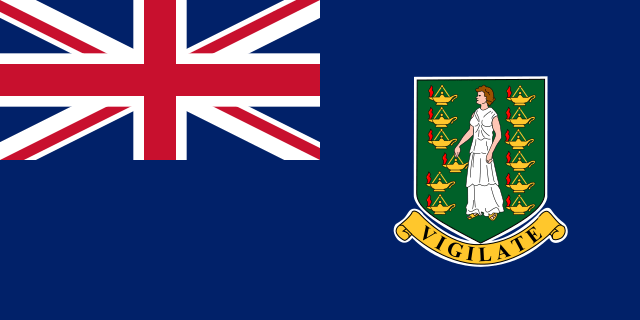 British Virgin Islands 1.52m x 0.91m (5ftx 3ft) Budget Display Flag