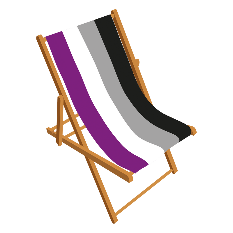 Asexual Pride Deckchair