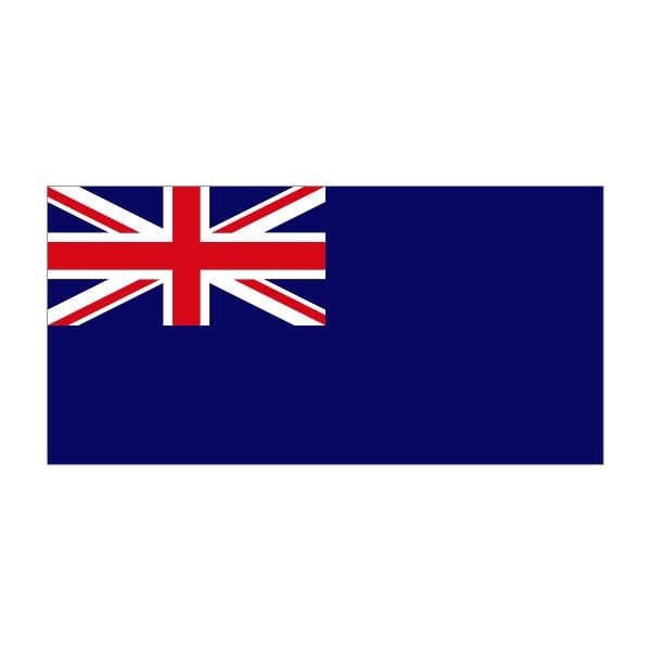 Blue Ensign Flag 0.75yd (61cm x 30cm) Printed Polyester