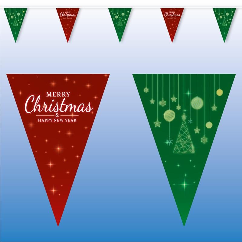 Merry Christmas & Happy New Year Bunting
