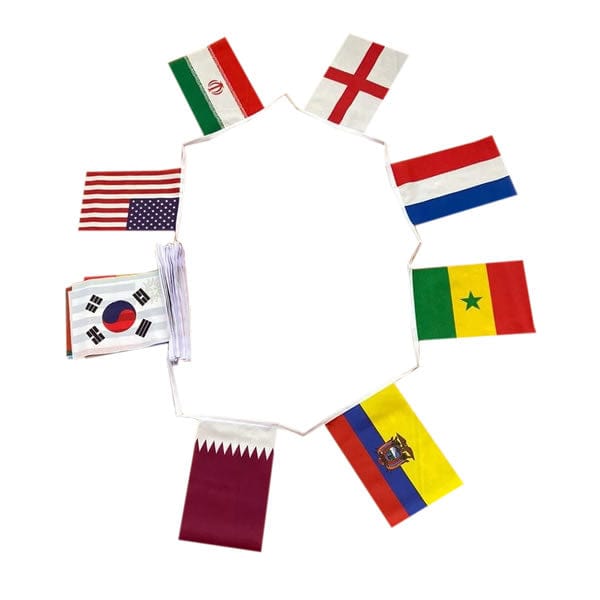 Qatar World Cup 2022 - Fabric bunting