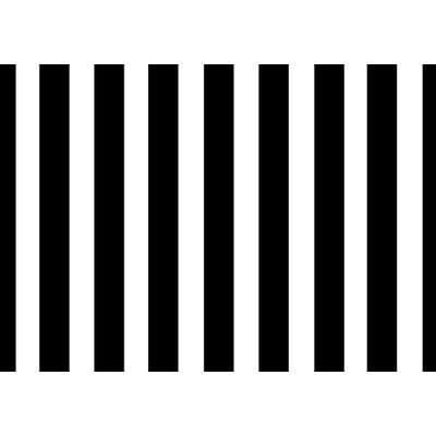 Black & White Stripe 1.52m x 0.91m (5ftx 3ft) Budget Display Flag