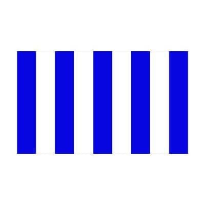 Blue & White Stripes 1.52m x 0.91m (5ftx 3ft) Budget Display Flag