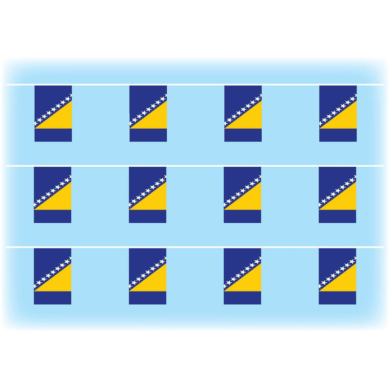 Bosnia & Hergovina flag bunting