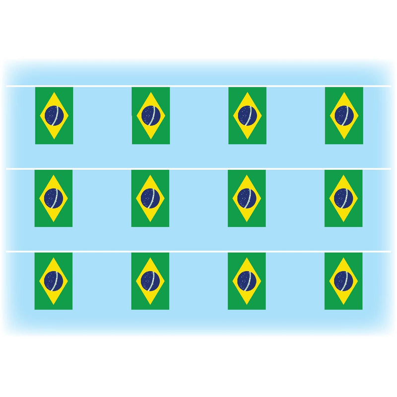 Brazil flag bunting