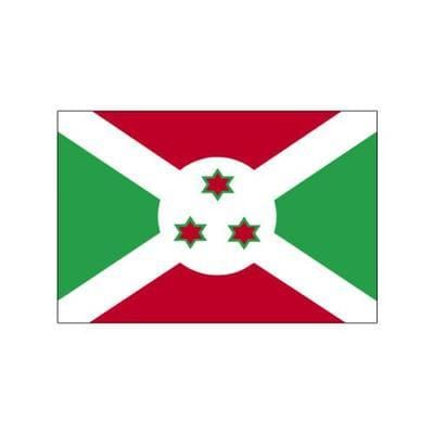 Burundi Sewn Flag with Rope & Toggle
