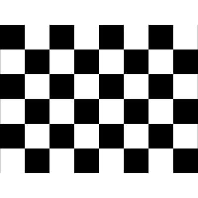 Black & White Checkered 1.52m x 0.91m (5ftx 3ft) Budget Display Flag