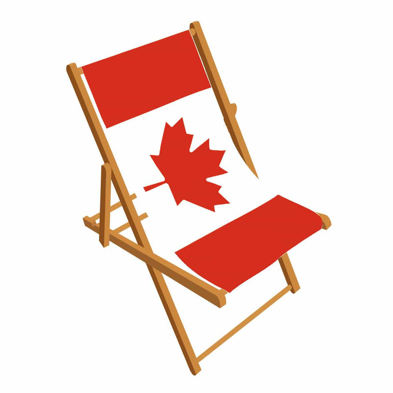 Canada Flag Deckchair