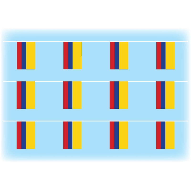 Colombia flag bunting