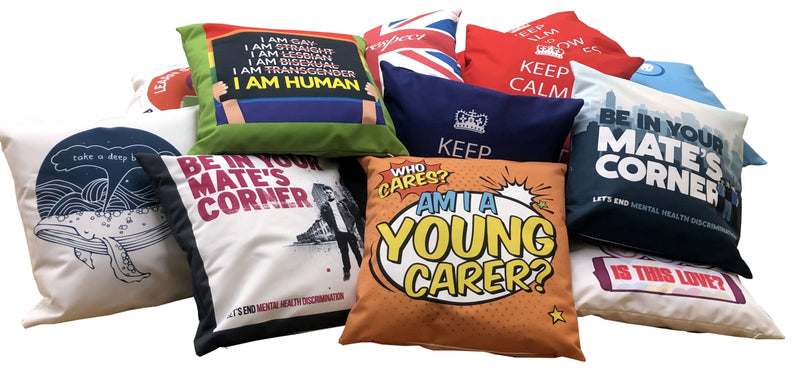 Personalised printed cushions