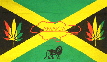 Jamaica Reggae Flag - 5ft x 3ft