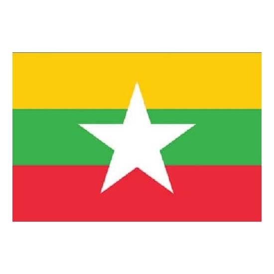 Myanmar 1.52m x 0.91m (5ftx 3ft) Budget Display Flag