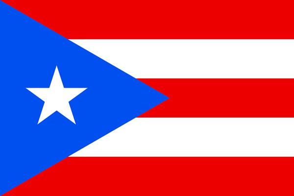 Puerto Rico Budget Display Flag 152cm x 91cm (5ft x 3ft)