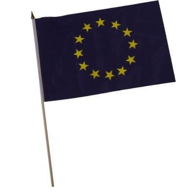 EU Fabric Hand Waving Flags