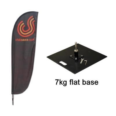 Small Feather Flag with 7kg base