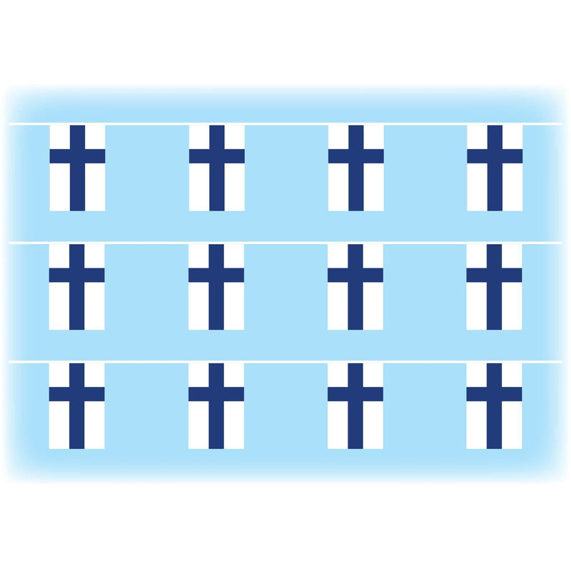 Finland flag bunting