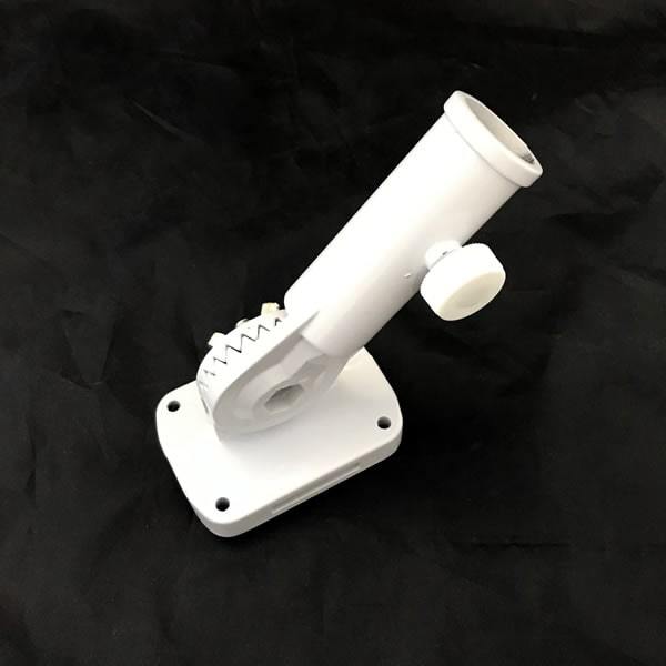 Adjustable wall bracket for lightweight telescopic handwavers