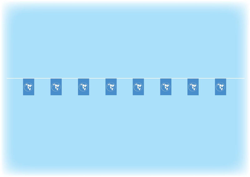 Flat Earth Bunting length