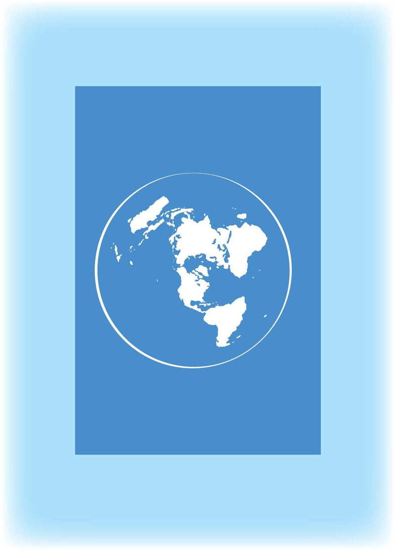 Flat Earth bunting pennant