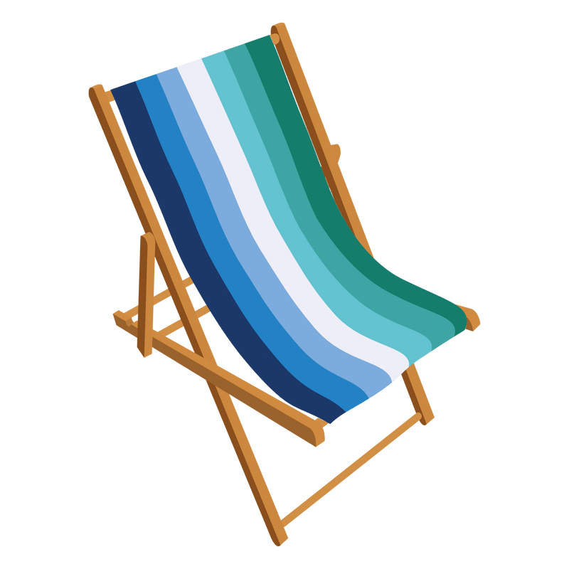 Gay Male (MLM) Pride personalised deckchair