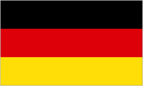 Germany Fabric Hand Waving Flags