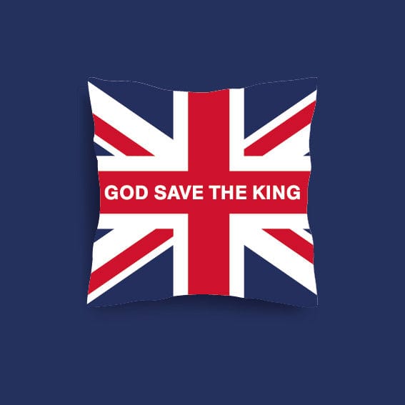 God Save the King cushion