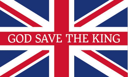 God Save the King Coronation Flag