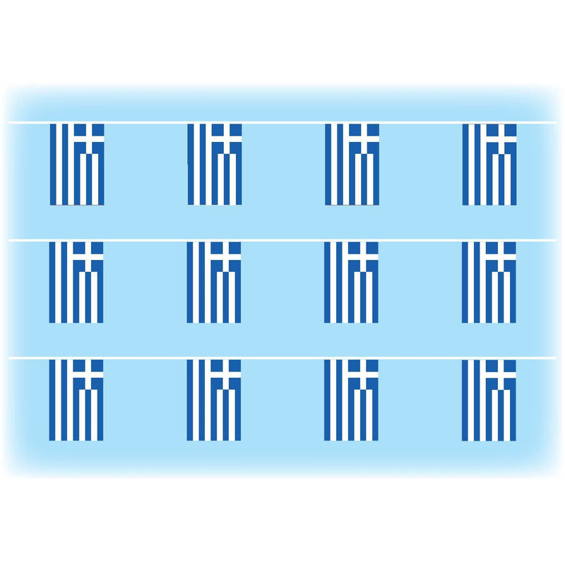Greece flag bunting