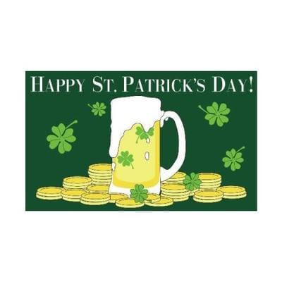 Happy St. Patricks Day - 5ft x 3ft